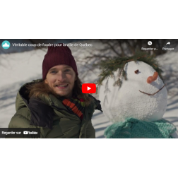Campagne promotionnelle: Coup de foudre enneigé assuré - Destination Québec cité