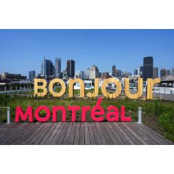 Dévoilement de la Structure Bonjour, nouvel emblème de Montréal