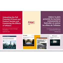 FAME et le RÉMI soumettent leurs recommandations pour les festivals et événements, à Ottawa comme à Québec (1er de 2)