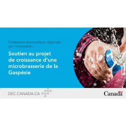 260 000 $ à la microbrasserie Pit Caribou en Gaspésie pour accroître sa productivité