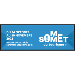 L’horaire des activités du Sommet du tourisme maintenant en ligne!