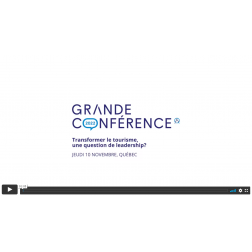Invitation à la Grande conférence Alliance : Transformer le tourisme, une question de leadership?