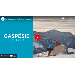 Campagne hiver Tourisme Gaspésie «L'extraordinaire. Simplement.»
