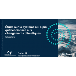 Les stations de ski du Québec face aux changements climatiques : Ouranos dévoile une nouvelle étude