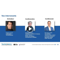 WEBINAIRE EN RAPPEL: Les défis de la relève entrepreneuriale en tourisme