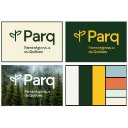 Nouvelle identité visuelle Parq (Parcs régionaux du Québec)