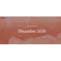 AHGM: Statistiques hôtels Montréal - décembre 2020