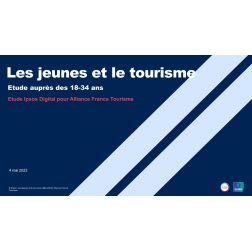FRANCE: Étude - Les jeunes et le tourisme