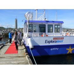 Exploramer: Un achalandage record et des travaux d'agrandissement du nouveau bateau