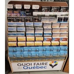 Les présentoirs touristiques du Québec