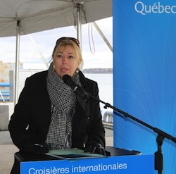 La ministre québécoise du tourisme, Dominique Vien.
