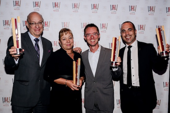 Lauréats de le 1ère édition des Prix Hotelia de l'AHGM