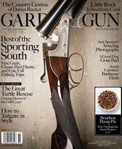 Couverture du magazine Garden&Gun, oct-nov 2010